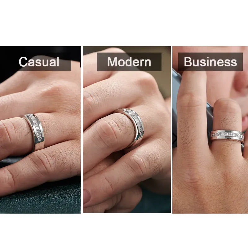 Eternity Moissanite Ring