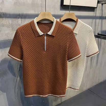 Vercelli Jacquard Polo Shirt