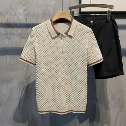 Vercelli Jacquard Polo Shirt