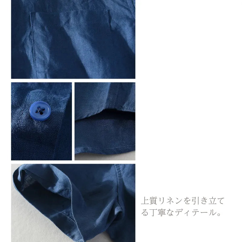 カプリ リネン シャツ