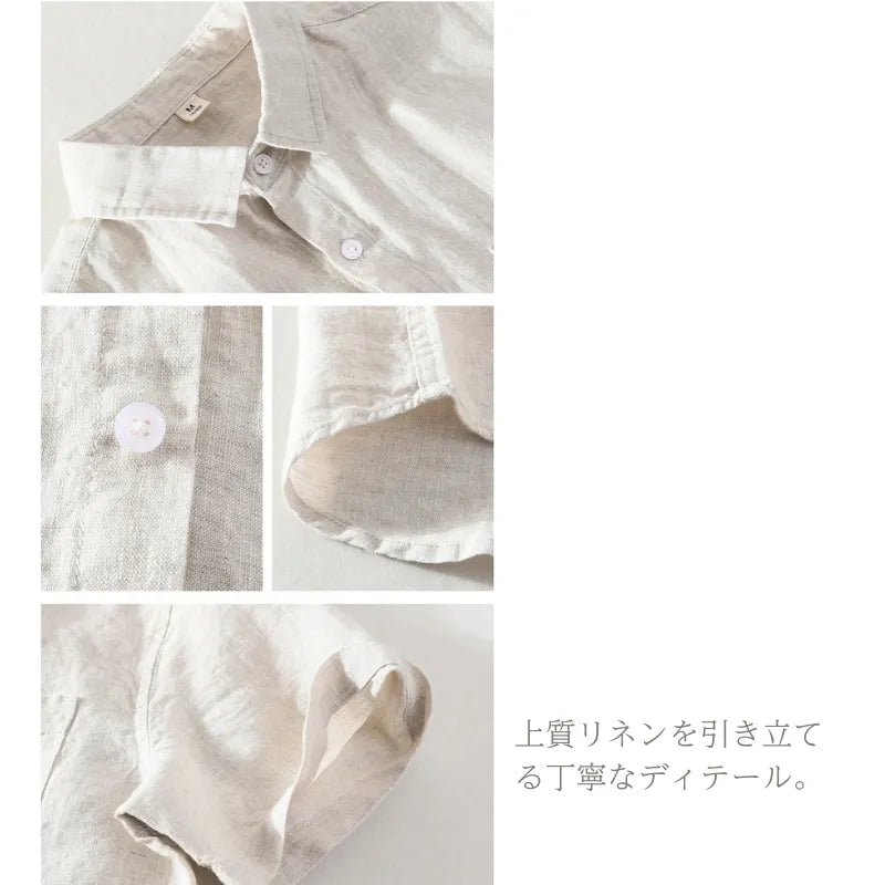 カプリ リネン シャツ