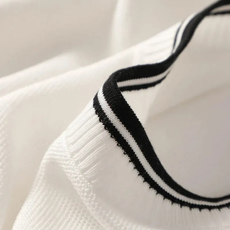 Mulberry Silk Knit T-shirt
