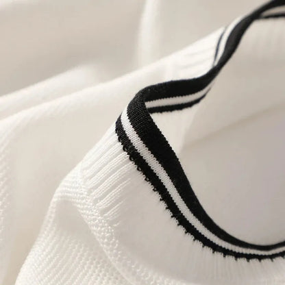 Mulberry Silk Knit T-Shirt