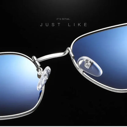 Huxley Polarized Hexagon Sunglasses – Marine