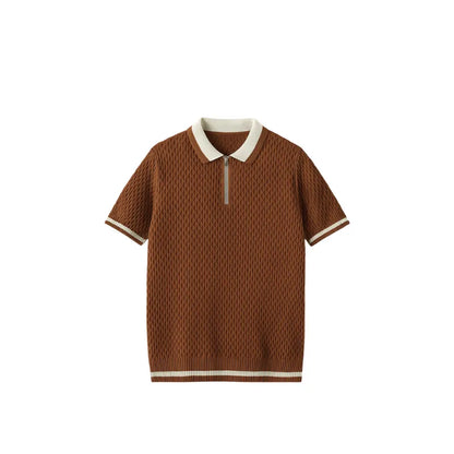 Vercelli Jacquard Polo Shirt