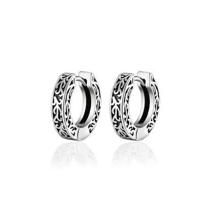Halo Stainless Hoop Earrings