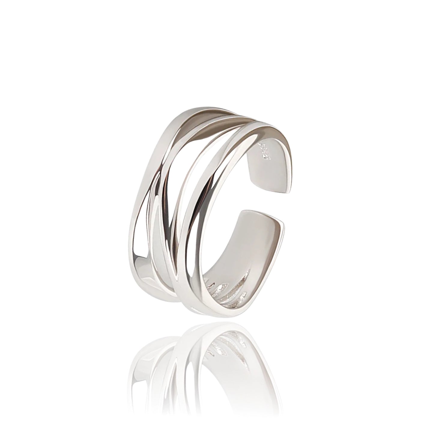 Silver Fold Ring