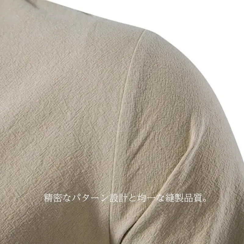 メイフェア コットンリネン シャツ