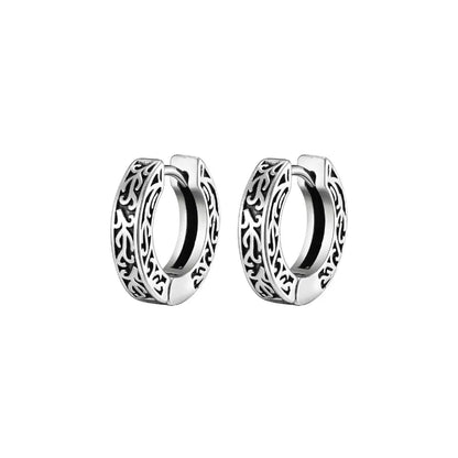 Halo Stainless Hoop Earrings