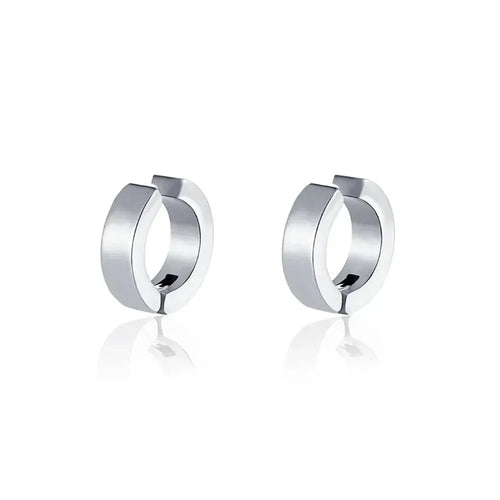Axis Stainless Cuff Earrings