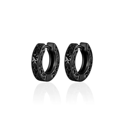 Halo Stainless Hoop Earrings