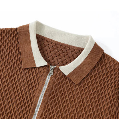 Vercelli Jacquard Polo Shirt