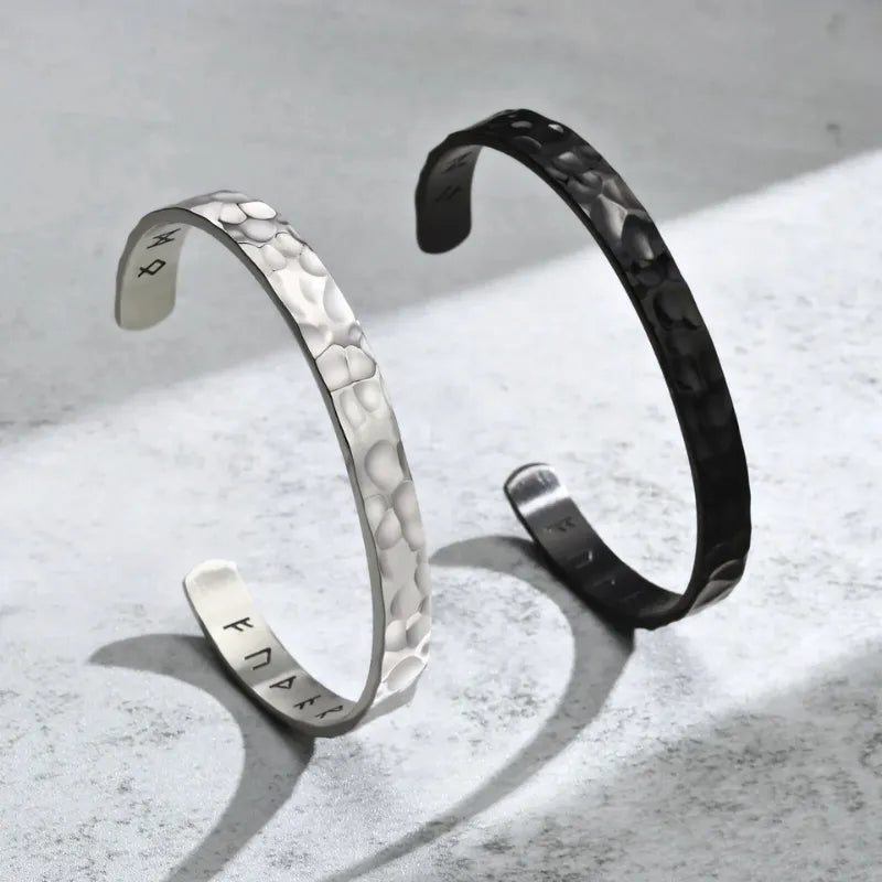 Forged Viking Bangle