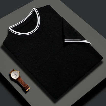 Mulberry Silk Knit T-Shirt