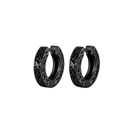 Halo Stainless Hoop Earrings