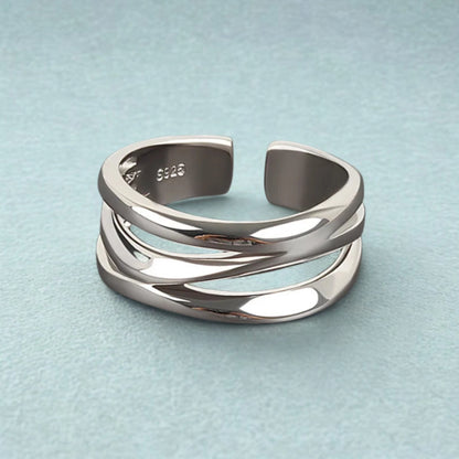 Silver Fold Ring