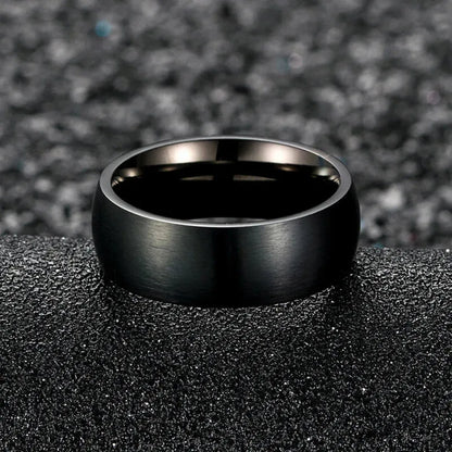 Obsidian Stainless Ring