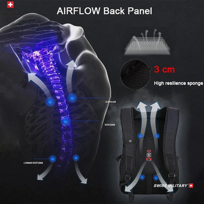 Swiss-Style Nylon Backpack