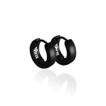 Flux Stainless Hoop Earrings