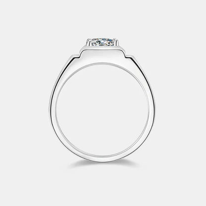 Axis Moissanite Ring