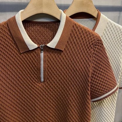 Vercelli Jacquard Polo Shirt