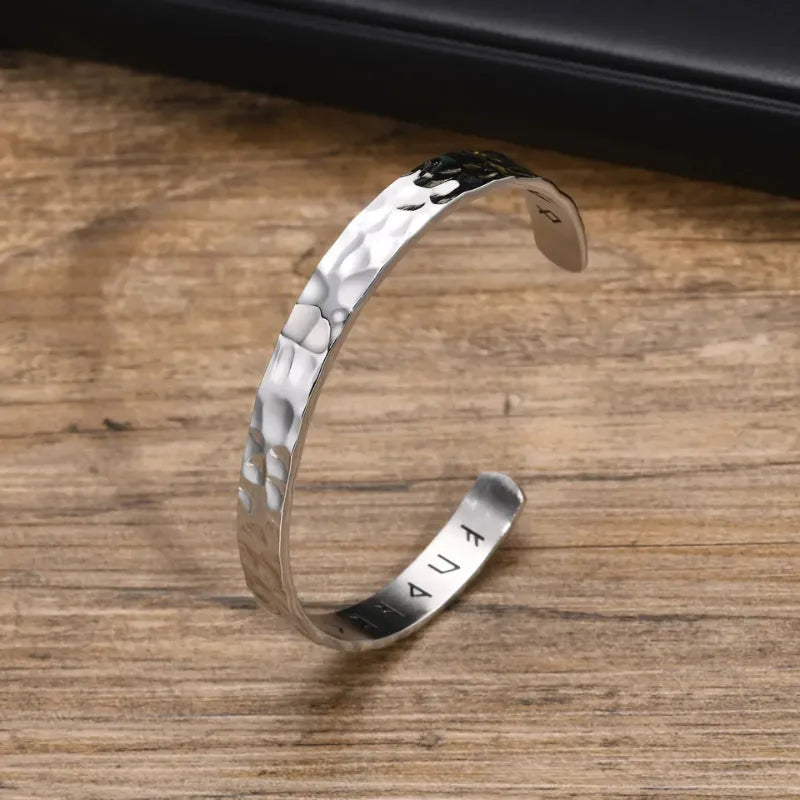 Forged Viking Bangle