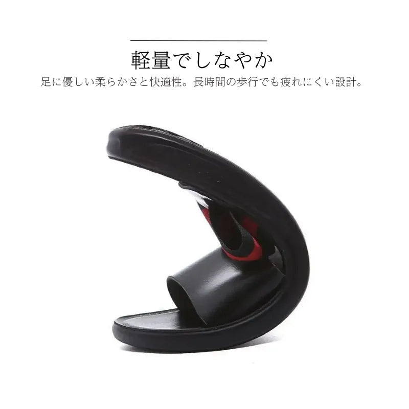 カプリ レザー スライド