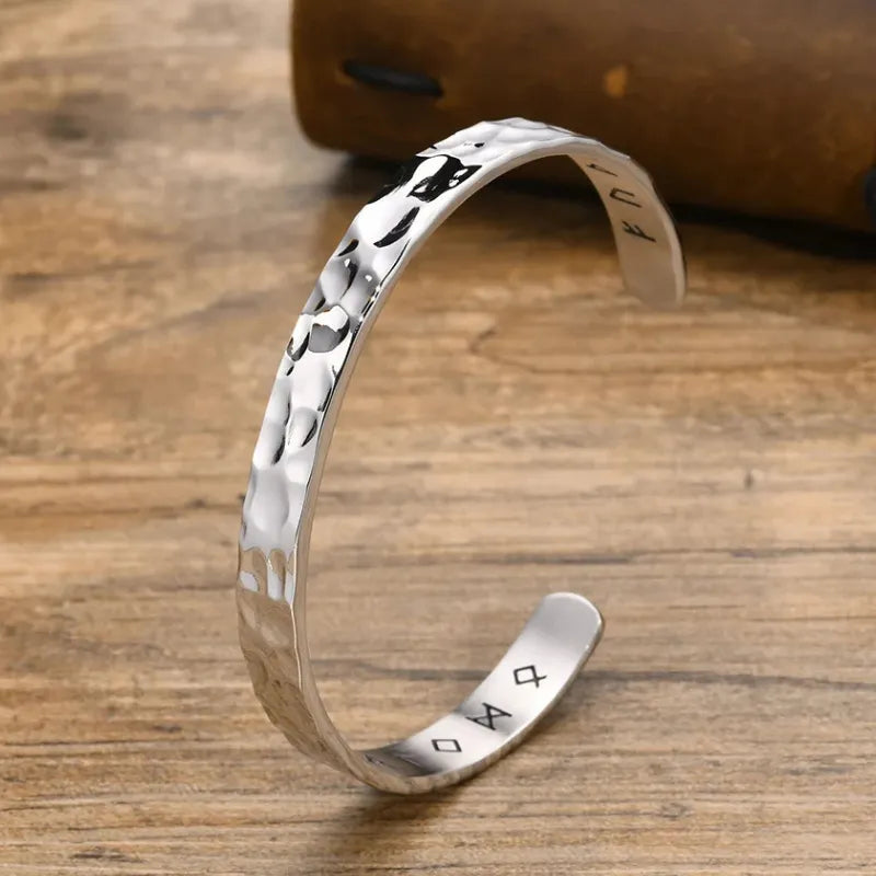 Forged Viking Bangle