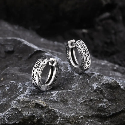 Halo Stainless Hoop Earrings