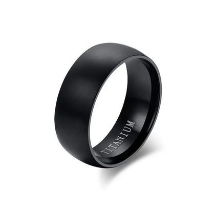 Obsidian Stainless Ring