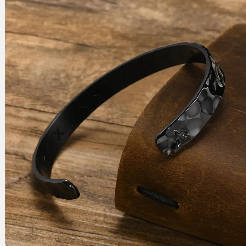 Forged Viking Bangle