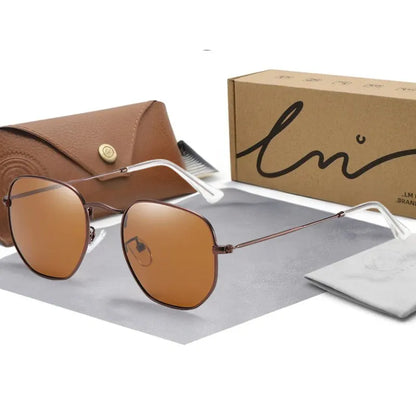 Huxley Polarized Sunglasses – Terracotta